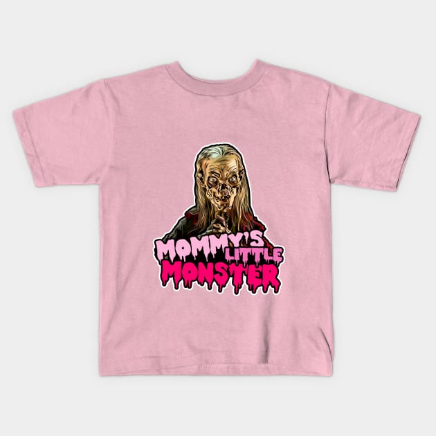 Mommy's Little Monster! Kids T-Shirt by pentoolarts